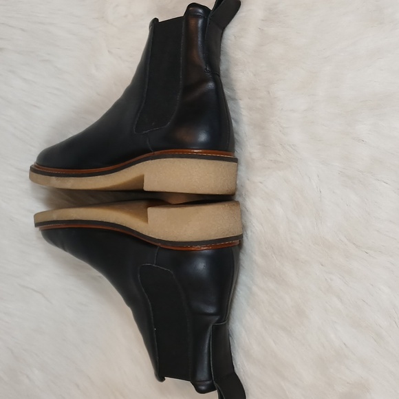 Everlane The Italian Leather Chelsea Boot In Black Women's Gum Outsole Sz 8 - Picture 5 of 8